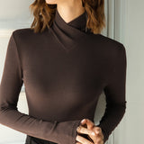 Women's Pullover with Oversized Collar