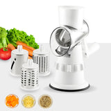 3-in-1 Manual Vegetable Slicer with 3 Replaceable Blades