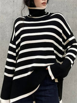 Striped Women's Sweater - Timeless and Comfortable for Every Season