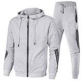 Men's Winter Jackets and Jogging Pants Set for Comfort and Style