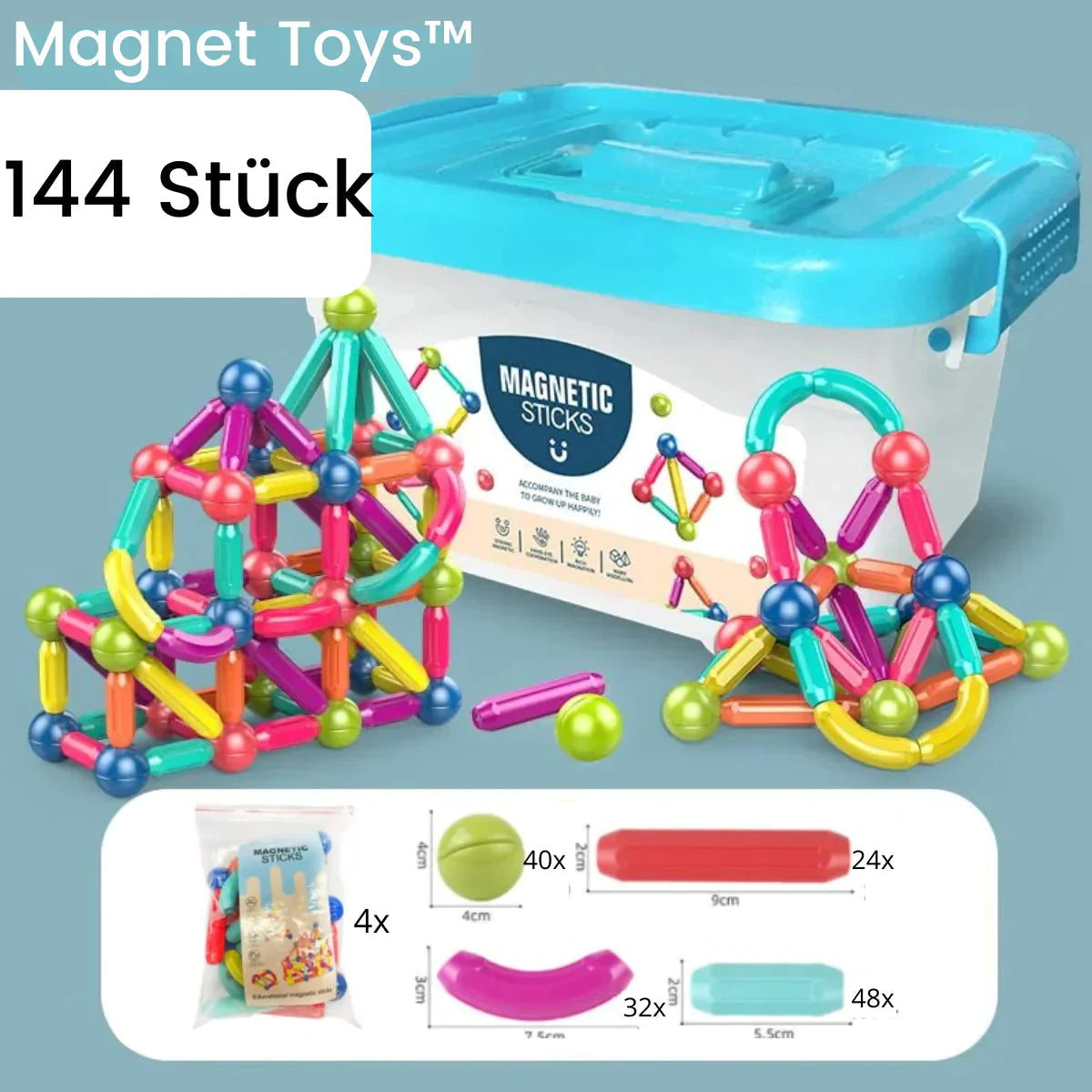 Creative Magnetic Sticks for Kids