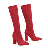 Women's Winter Boots with High Comfort and Elastic Bow