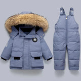 Stylish Kids Jacket and Overalls for Cold Days