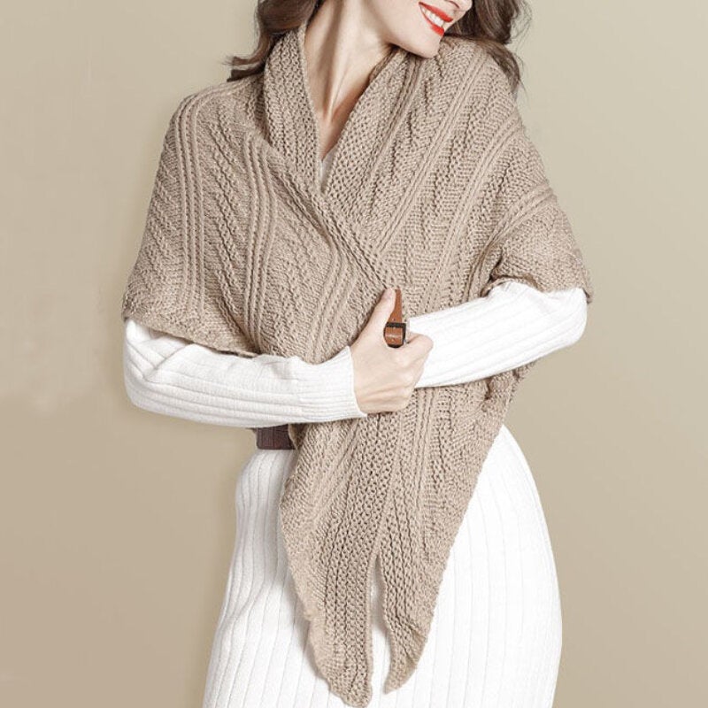 LuxWrap - Elegant and Versatile Triangular Scarf for Women