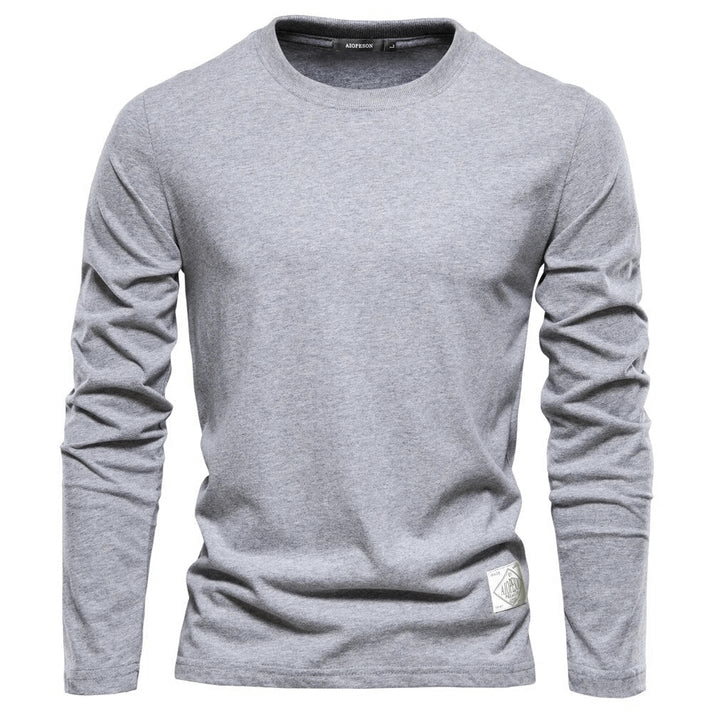 Men's Long Sleeve T-Shirt Made of 100% Cotton