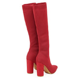 Women's Winter Boots with High Comfort and Elastic Bow