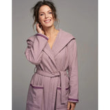 Cotton Hooded Bathrobe - Soft and Comfortable