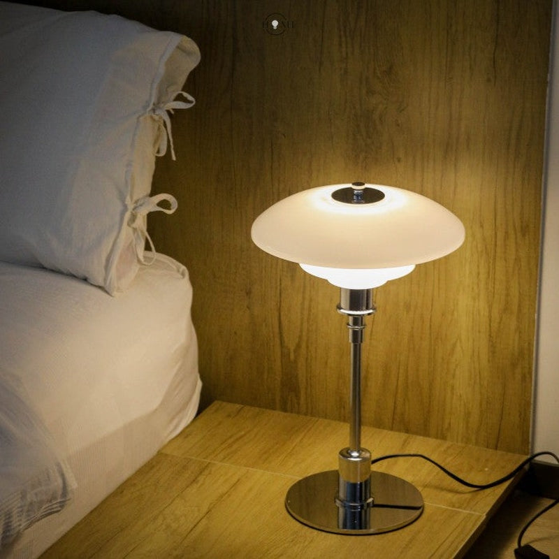 Table Lamp Made of High-Quality Steel and Glass | Modern Design for Any Space