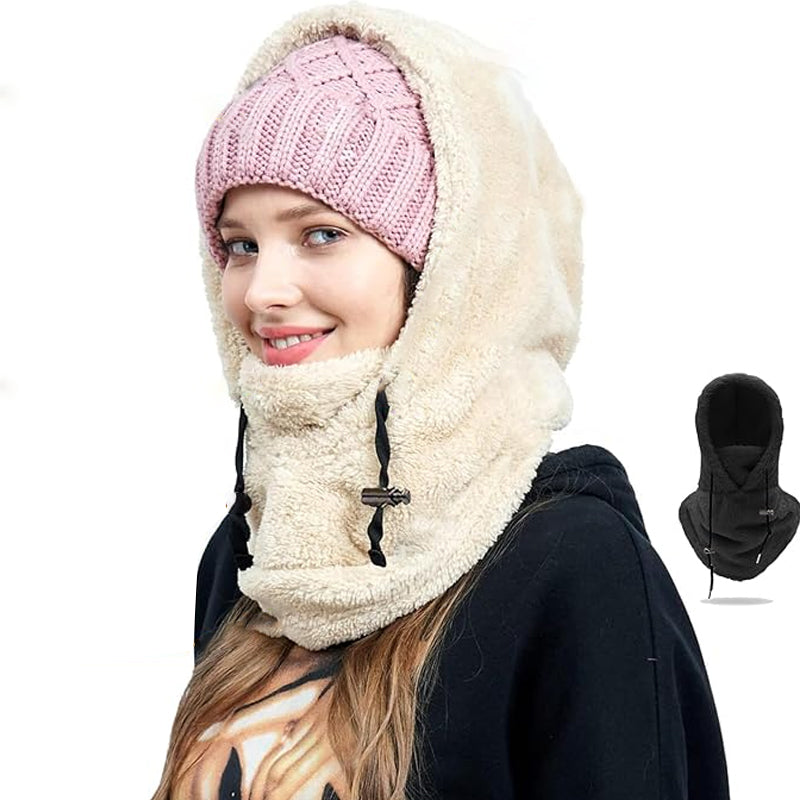 FrostCover 3-in-1 Winter Hat - Warm, Windproof, and Multifunctional