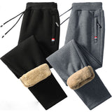 Warm Lined Lambswool Jogging Pants for Cold Days