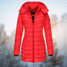 Fashionable and Warm Women's Jacket with Waist Accent