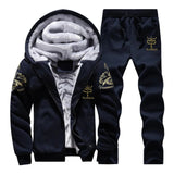 Men's Tracksuit with Hoodie Jacket and Pants for Comfort and Style