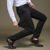 Men's Stretch Water-Resistant No-Iron Trousers