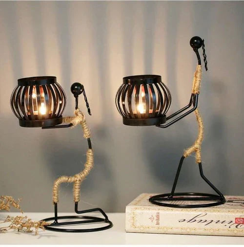 Stylish Metal Candle Holder for a Cozy Atmosphere