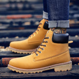 Men's High-Quality Leather Ankle Boots with Comfortable Fit