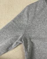 Comfortable Gray Hoodie with Long Sleeves and Hood