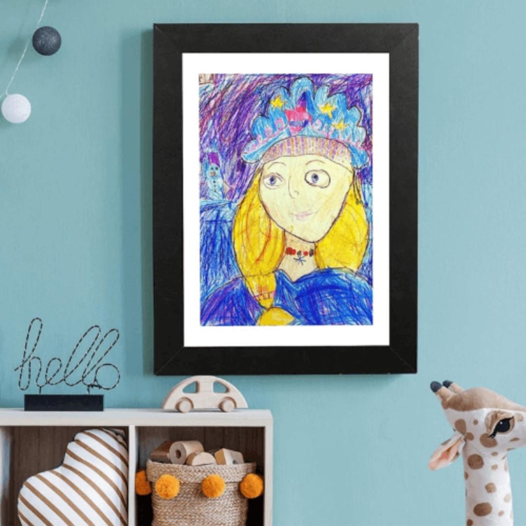 Kids Art Display Holder - Space-Saving and Stylish