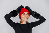 Heated Beanie with Smart Technology and Cashmere/Wool