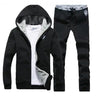 Men's Tracksuit with Hoodie Jacket and Pants for Comfort and Style