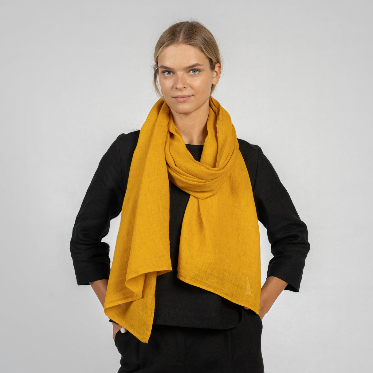 Linen Scarf for Women - Hypoallergenic and Breathable