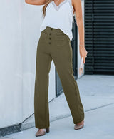 High-Waisted Elastic Leisure Pants for Women - 50% Off