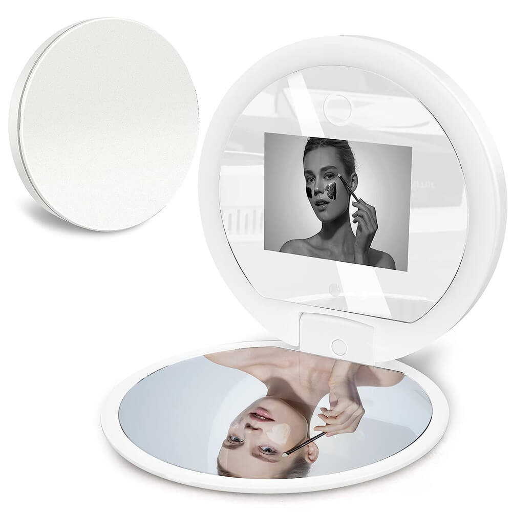 ClearView Compact Mirror - Portable Mirror with UV Camera