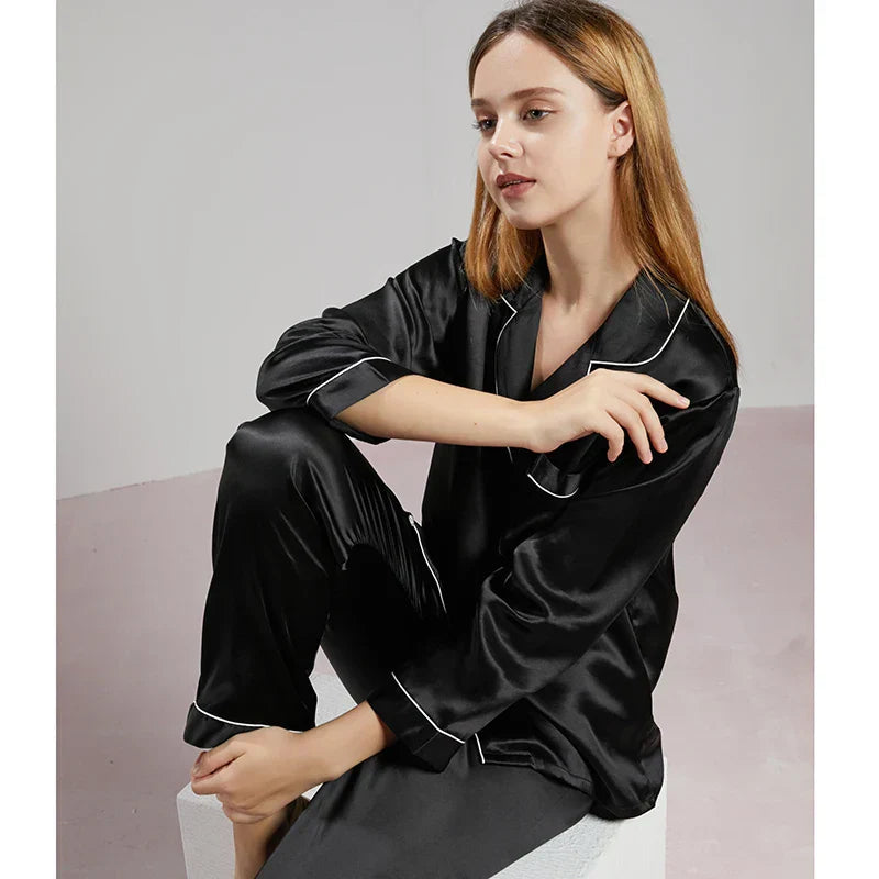 Luxury Silk Pajamas for Women - Elegant and Comfortable