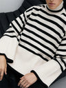 Striped Women's Sweater - Timeless and Comfortable for Every Season