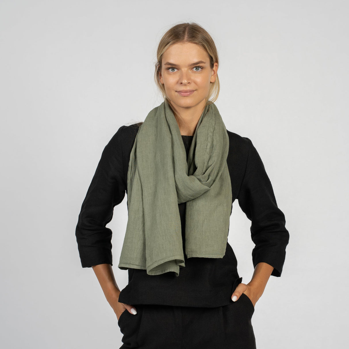 Linen Scarf for Women - Hypoallergenic and Breathable