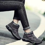 Women's Winter Boots with Fleece Lining and Non-Slip Design