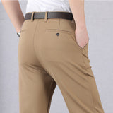 Men's Stretch Water-Resistant No-Iron Trousers