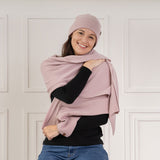 Winter Set: 2-Piece Merino Wool and Cashmere Hat and Scarf