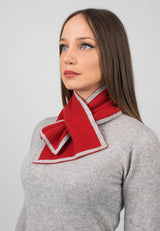 Mini Scarf Made of 100% Italian Cashmere for Winter Comfort