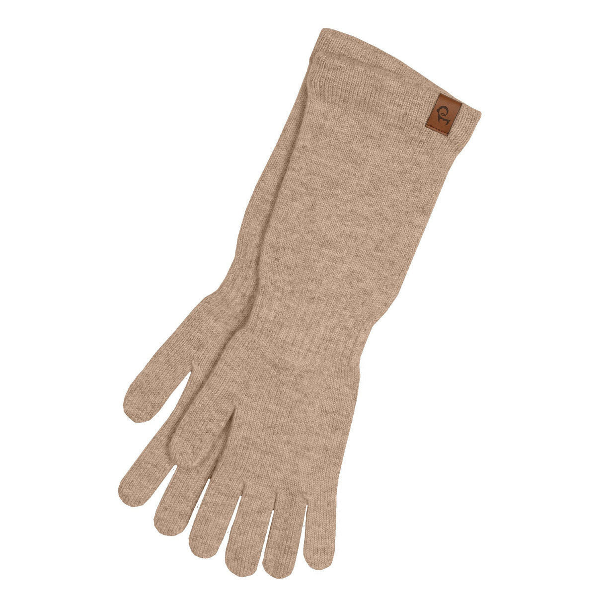 Long Merino Cashmere Gloves for Women with Comfortable Design