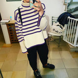 Striped Women's Sweater - Timeless and Comfortable for Every Season