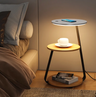 Multifunctional Table with LED Lamp and Wireless Charger