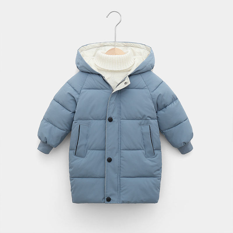 Warm Kids Parka for Trendy Children in Various Colors