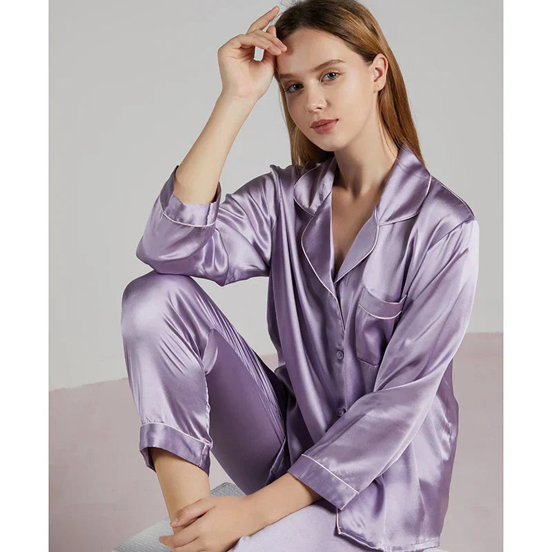 Luxury Silk Pajamas for Women - Elegant and Comfortable