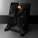 Men's Velvet Set - Luxury Hoodie Jacket and Pants