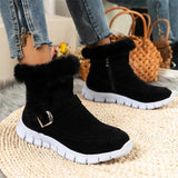 Winter Plush Snow Boots for Women - Warm and Stylish