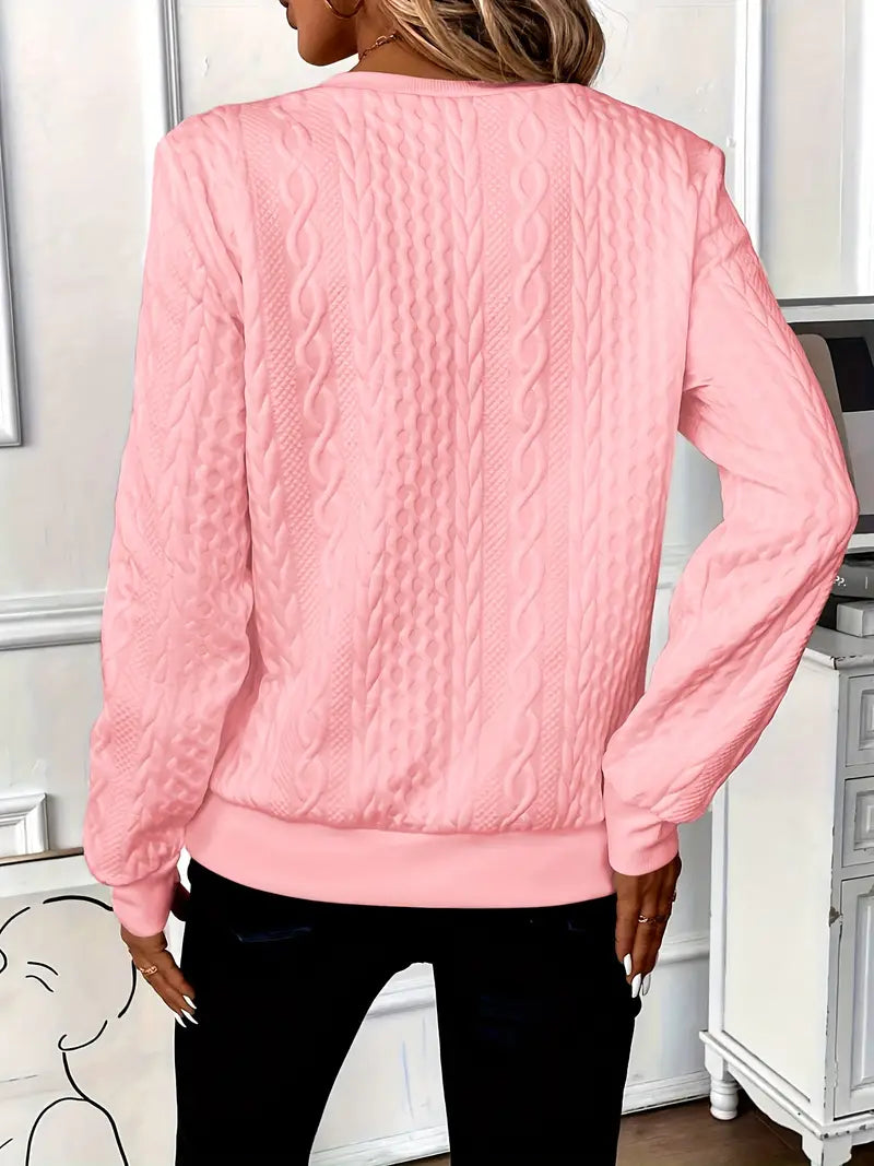 Elegant Zip-Up Pullover for Women in Luxury Fabric