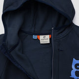 Reflective Organic Cotton Bike Hoodie with Zipper