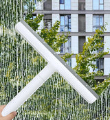 9.6 Inch Shower Squeegee with Silicone Blade for Streak-Free Shine