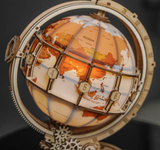 Illuminated Globe Night Light and 3D Wooden Puzzle