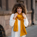 Linen Scarf for Women - Hypoallergenic and Breathable