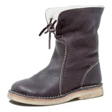 Waterproof Vintage Boots with Wool Lining