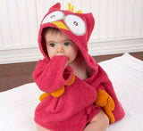 Children's Hooded Towel | Soft Cotton Bathrobe with Animal Patterns