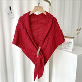 LuxWrap - Elegant and Versatile Triangular Scarf for Women