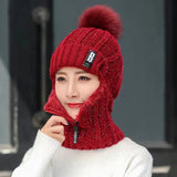 Knitted Winter Hat with Pom Pom | Warm and Trendy