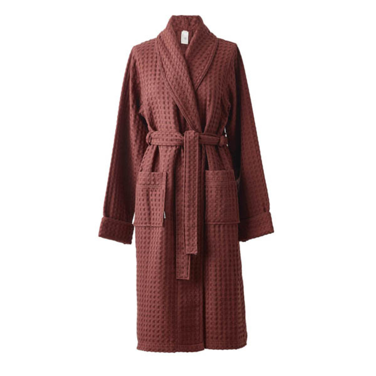 Autumn-Colored Bathrobe Made of 100% Organic Cotton